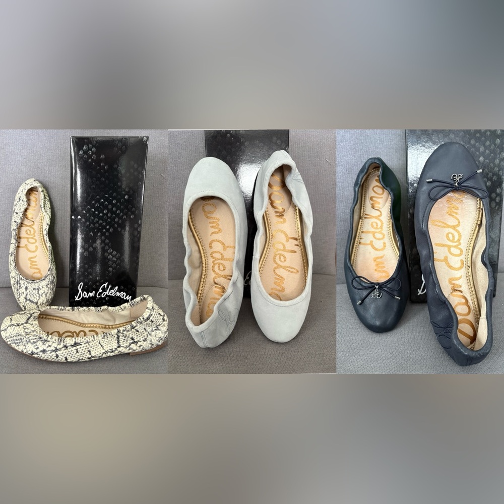 Sam Edelman Ballet Flats BUNDLE of 3 MEGA DEAL